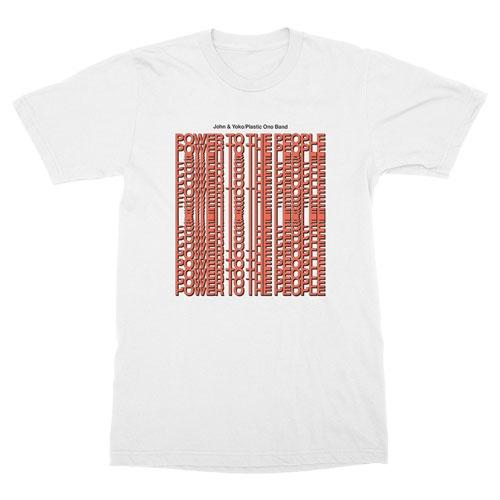 John Lennon Repeated Power To The People S/S Tee White Lサイズ Apparel | TOWER RECORDS