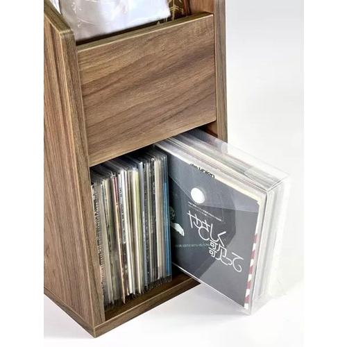 ユニオンレコードラック 7インチ フェイス1BOX+2BOX ブラウン Accessories |  | 02