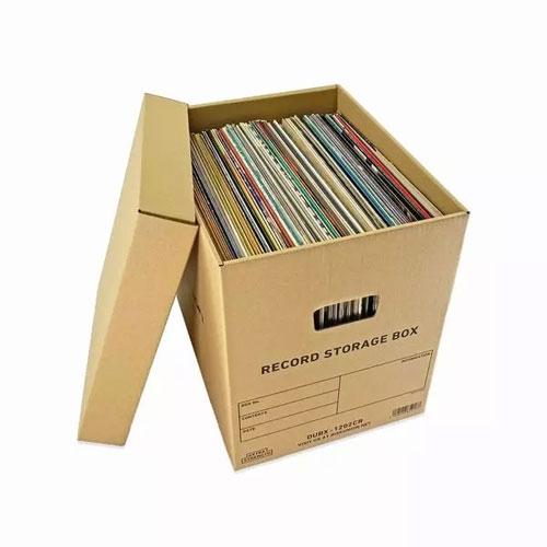 disk union レコードダンボール LP用 RECORD STORAGE BOX クラフト Accessories |  | 04