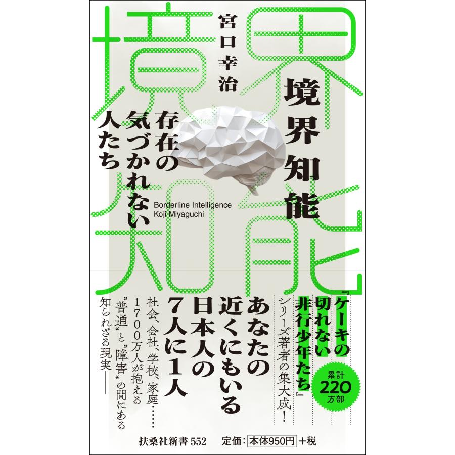 宮口幸治 境界知能 存在の気づかれない人たち Book | 