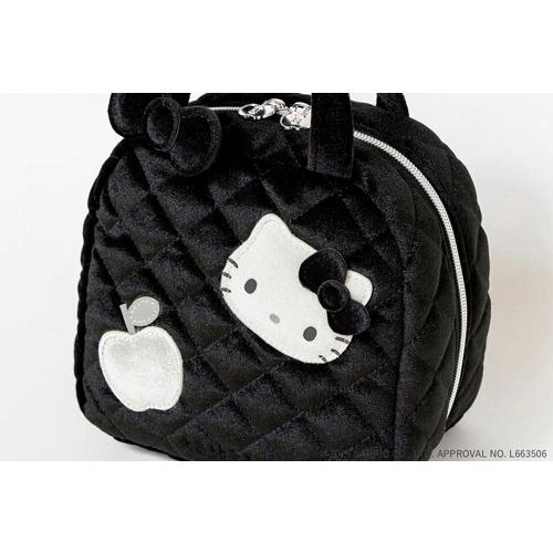 HELLO KITTY × BRILMY 中身が見えて時短がかなう ズボラに優しいコスメポーチ BOOK VELOUR BLACK ver. Book |  | 04