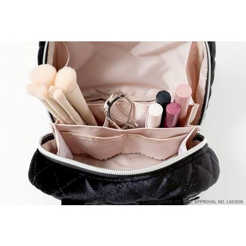 HELLO KITTY × BRILMY 中身が見えて時短がかなう ズボラに優しいコスメポーチ BOOK VELOUR BLACK ver. Book |  | 06