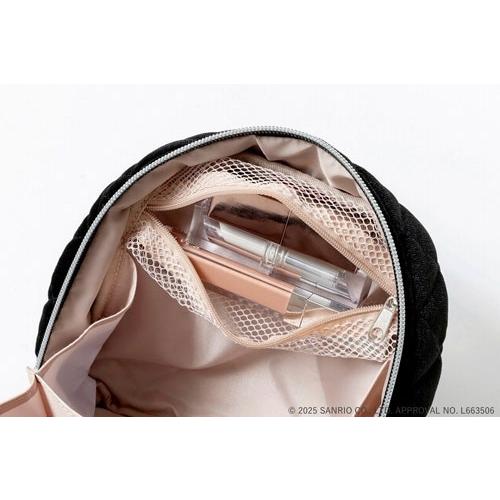 HELLO KITTY × BRILMY 中身が見えて時短がかなう ズボラに優しいコスメポーチ BOOK VELOUR BLACK ver. Book |  | 09