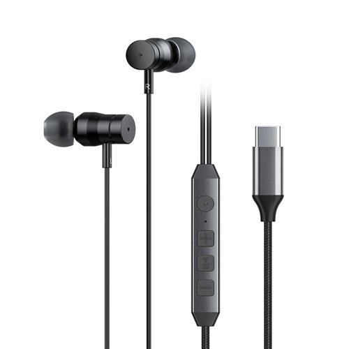 Hi-Unit ノイズキャンセリングType-Cイヤホン HSE-A2000NC/ブラック Headphone/Earphone