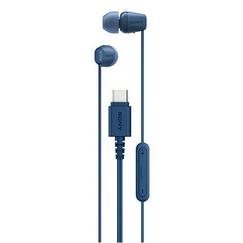 SONY Type-C イヤホン(マイク付き) IER-EX15C ブルー Headphone