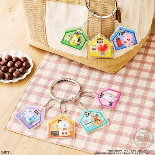 BT21 パッケージチャーム&チョコボーロ(10個入りBOX-SET) Accessories