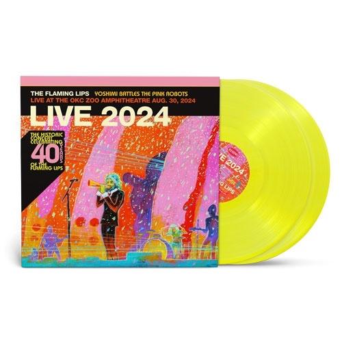 The Flaming Lips LPレコード 2枚セット The Flaming Lips Yoshimi Battles the Pink Robots Live at OKC Zoo