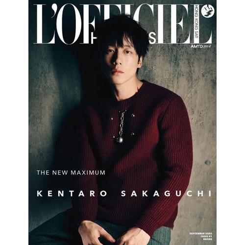坂口健太郎さん　ファンミーティングTシャツ Lサイズ L'OFFICIEL HOMMES HONG KONG 2025年9月号＜C_坂口健太郎＞ Magazine