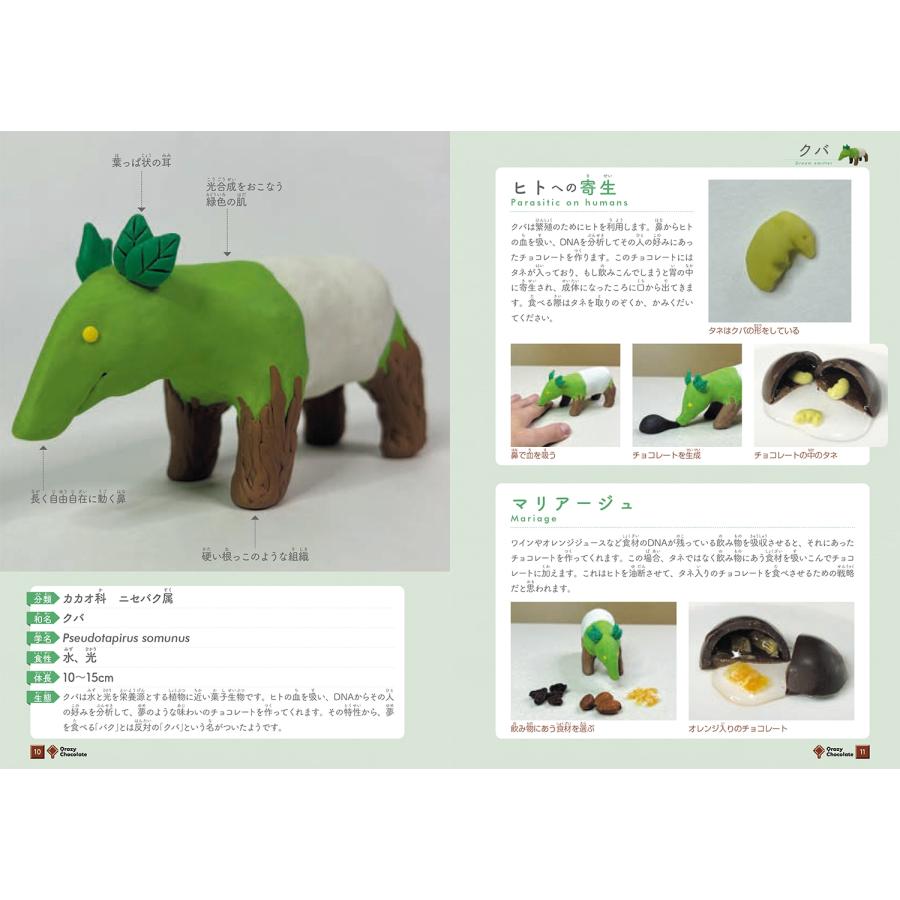 Qrazy Chocolate 菓子生物図鑑 食べられる未確認生物 Book |  | 02