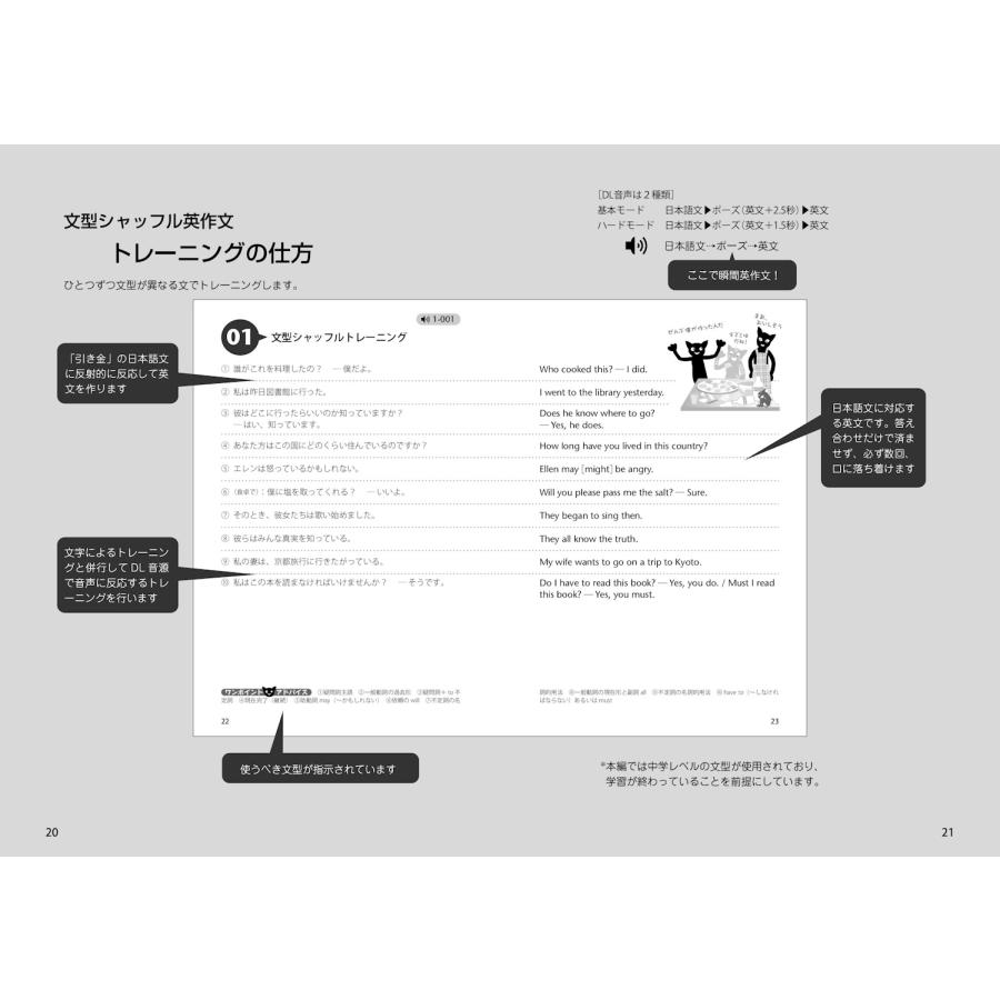 森沢洋介 [音声DL付改訂版] スラスラ話すための瞬間英作文シャッフルトレーニング Book |  | 01