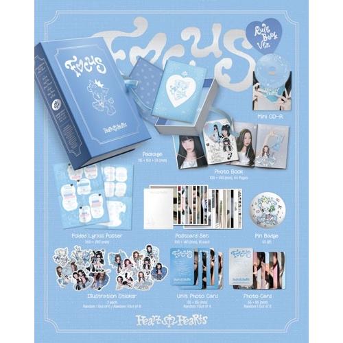 Hearts2Hearts The 1st Mini Album『FOCUS』 (Rule Book Ver.) ［8cm