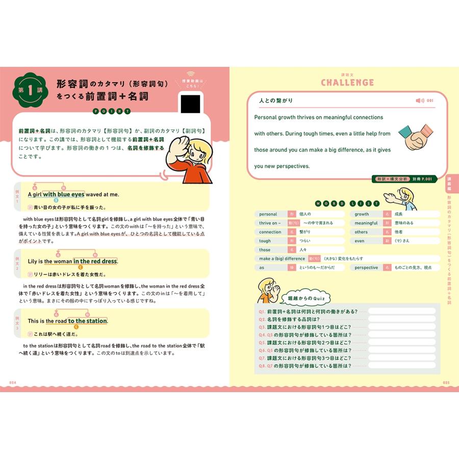 堀越ちさと 堀越先生の英文読解ガチ講義 42の授業動画で読解力を鍛えまくる! Book |  | 03