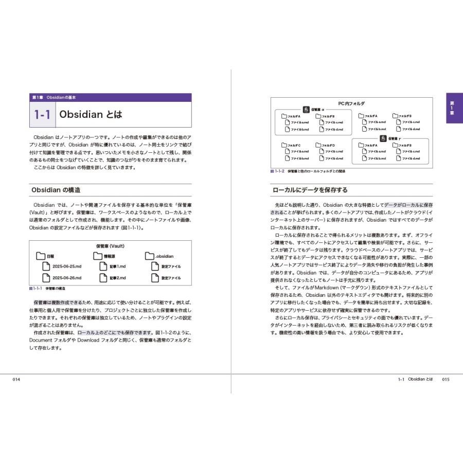 山口大陽 Obsidian×AI 自分だけの知識のデータベースをつくる情報収集・活用テクニック Book |  | 01