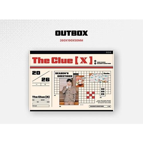 Xiumin XIUMIN 2026 SEASON'S GREETINGS [The Clue [X] ] ［CALENDAR+GOODS］ Book |  | 01