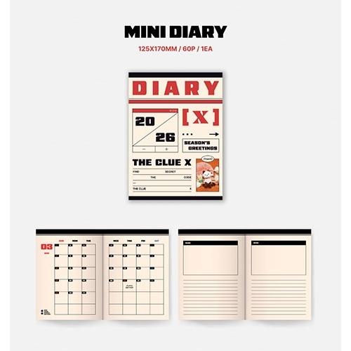 Xiumin XIUMIN 2026 SEASON'S GREETINGS [The Clue [X] ] ［CALENDAR+GOODS］ Book |  | 03