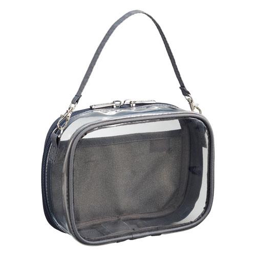 Myfa デコレーションボックスポーチ ミニ・ワイド/チャコールブラック Accessories | 