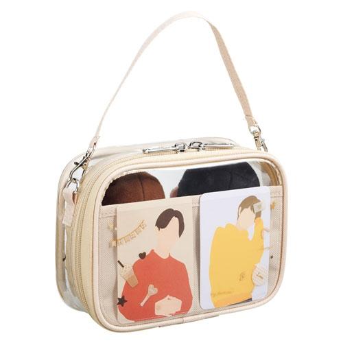 Myfa デコレーションボックスポーチ ミニ・ワイド/チャコールブラック Accessories |  | 02