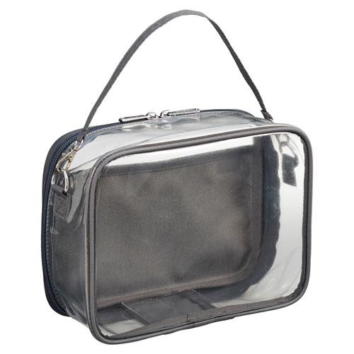 Myfa デコレーションボックスポーチ ワイド/チャコールブラック Accessories | 