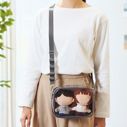 Myfa デコレーションボックスポーチ ワイド/チャコールブラック Accessories |  | 04