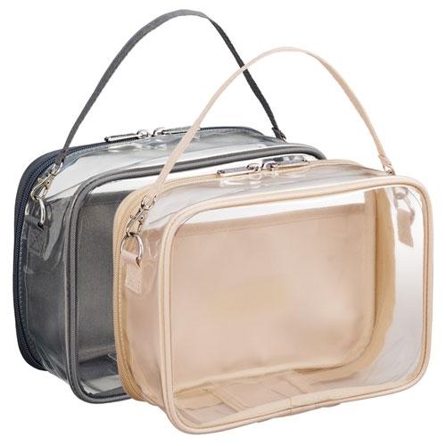 Myfa デコレーションボックスポーチ ワイド/チャコールブラック Accessories |  | 05