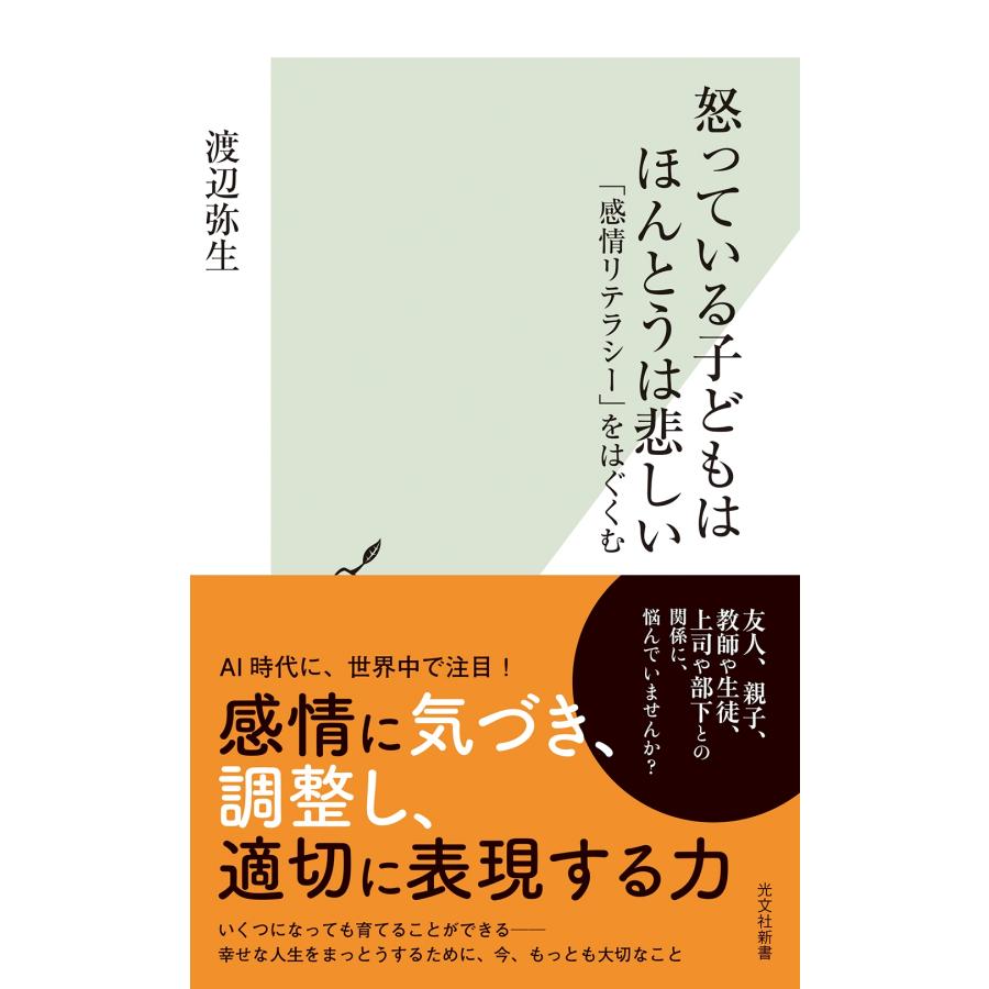 渡辺弥生 怒っている子どもはほんとうは悲しい 「感情リテラシー」をはぐくむ Book |  | 01