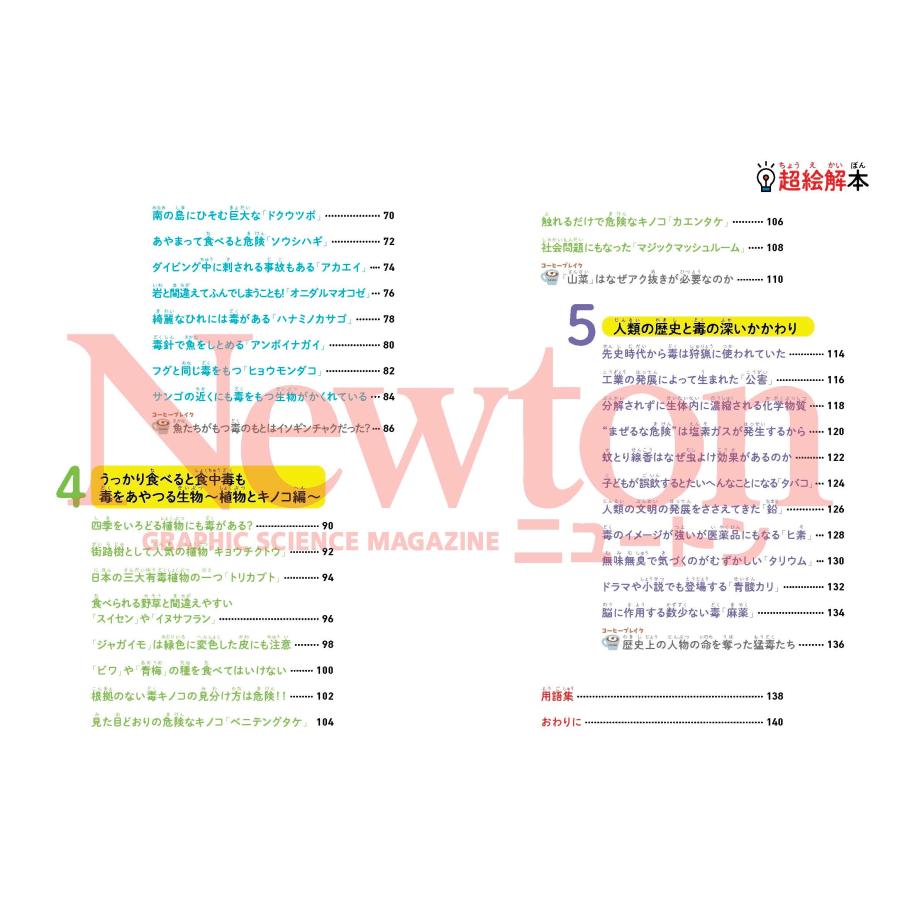 船山信次 超絵解本 毒の科学 身近にひそむ危険 Book |  | 02