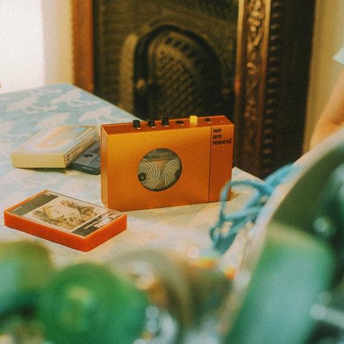 We Are Rewind WE 001 Bluetooth カセットプレーヤー/オレンジ