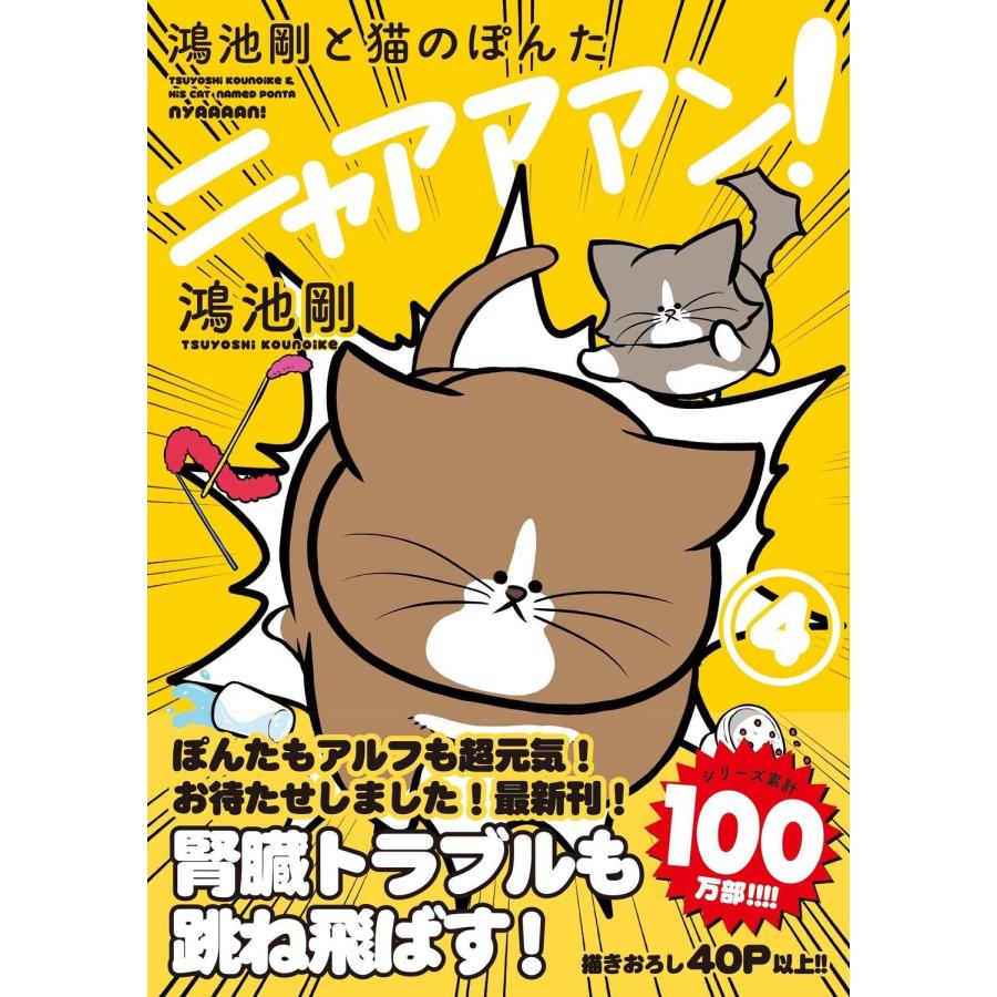 鴻池剛 鴻池剛と猫のぽんた ニャアアアン! 4 (4) Book |  | 01