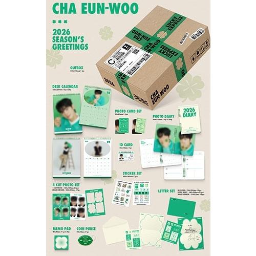 Cha Eun-woo CHA EUN-WOO 2026 SEASON'S GREETINGS [LUCKY EXPRESS] ［CALENDAR+GOODS］ Book |  | 01