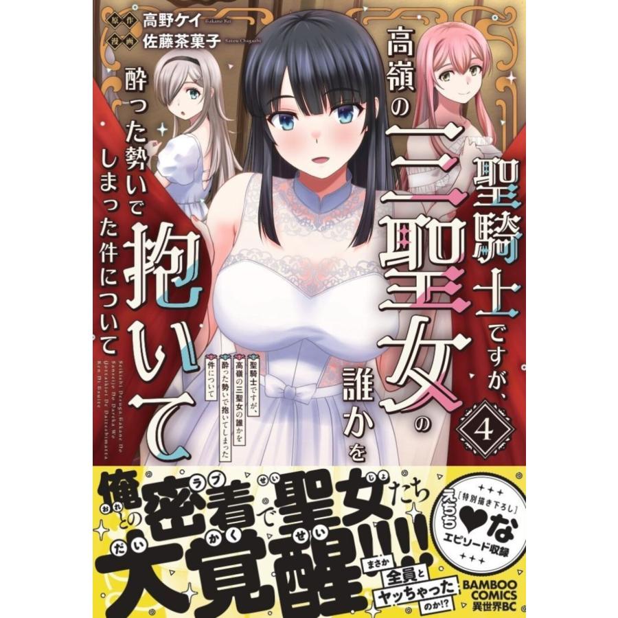 高野ケイ 聖騎士ですが、高嶺の三聖女の誰かを酔った勢いで抱いてしまった件について (4) COMIC |  | 01