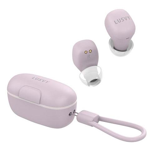 NAGAOKA 完全ワイヤレスイヤホン LUSVY L103CAFE/いちごラテ Headphone/Earphone | 
