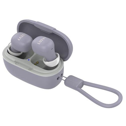 NAGAOKA 完全ワイヤレスイヤホン LUSVY L103CAFE/紫いもラテ Headphone/Earphone |  | 01