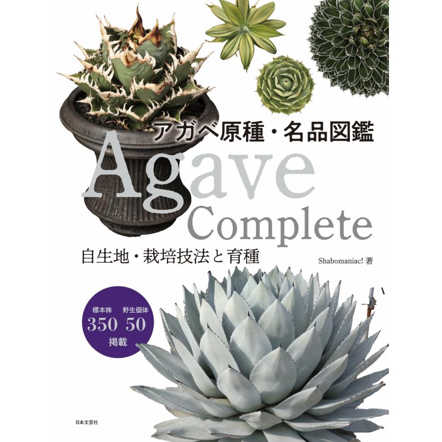 Shabomaniac! Agave Complete アガベ原種・名品図鑑 珍種から最新種まで、アガベの魅力と育て方を丁寧に伝える愛好家必 Book | 
