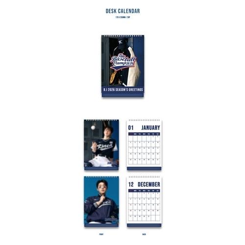 B.I B.I 2026 Season's Greetings[The Baseball Camp 2026] ［CALENDAR+GOODS］ Book |  | 02