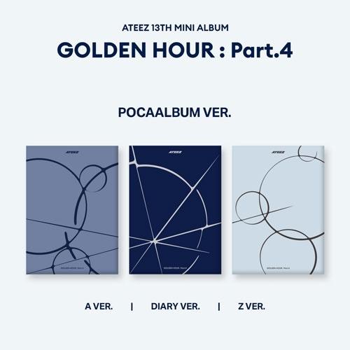 ATEEZ GOLDEN HOUR : Part.4: 13th Mini Album (POCAALBUM VER.)(ランダムバージョン) ［ミュージックカード］＜完全数 Accessories | 