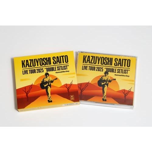 斉藤和義 KAZUYOSHI SAITO LIVE TOUR 2025 DOUBLE SETLIST 〜カモシカDAY〜 Live at Sagami Women's University Green  CD |  | 01