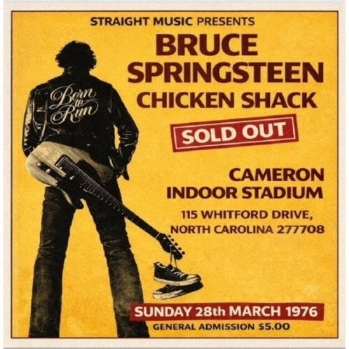 Bruce Springsteen チキン・シャック - ライヴ・イン・キャメロン・インドア・スタジアム 1976 CD | 