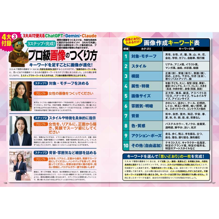 無料で使える3大AI ChatGPT・Gemini・Claude徹底マスター Mook |  | 02