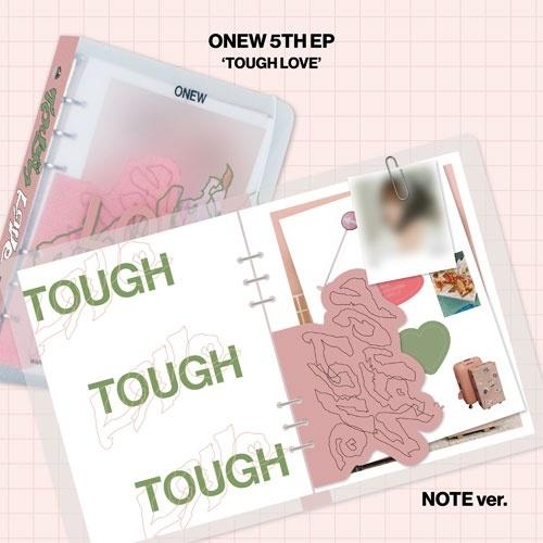 ONEW (SHINee) TOUGH LOVE: 5th Mini Album (NOTE Ver.) ［8cm CD］ CD ※特典あり | 