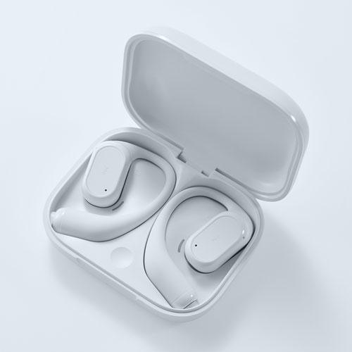 radius イヤーフック型完全ワイヤレスイヤホン HP-H300BT ブルーグレー Headphone/Earphone |  | 02