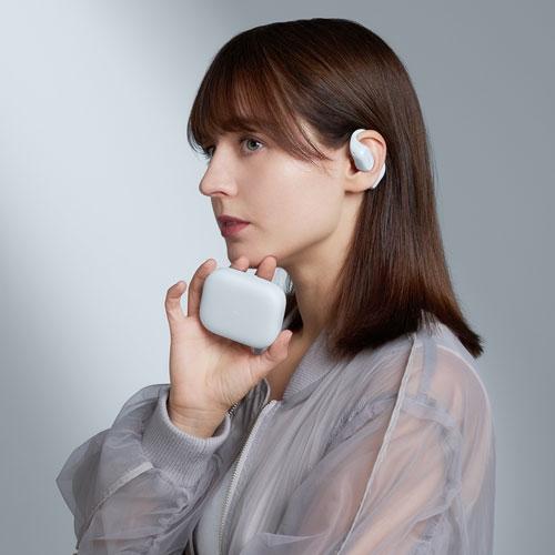 radius イヤーフック型完全ワイヤレスイヤホン HP-H300BT ブルーグレー Headphone/Earphone |  | 05