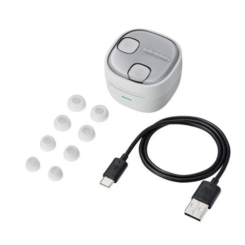 audio-technica ノイズキャンセリング 完全ワイヤレスイヤホン ATH-SQ1TW2 NC/グレー Headphone/Earphone |  | 03