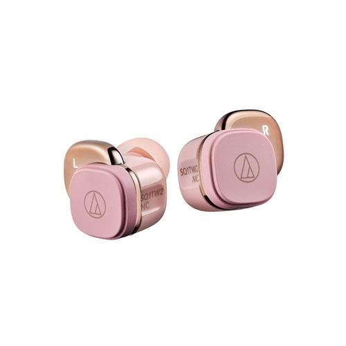 audio-technica ノイズキャンセリング 完全ワイヤレスイヤホン ATH-SQ1TW2 NC/ピンク Headphone/Earphone | 