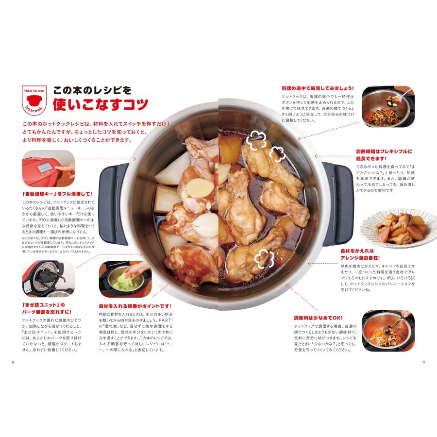 橋本加名子 ホットクックお助けレシピ 少ない材料&調味料で、あとはスイッチポン! Book |  | 04