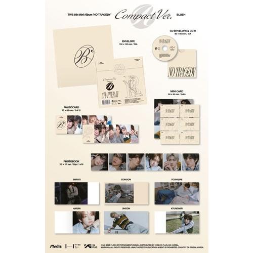 TWS 5th Mini Album「NO TRAGEDY」Compact Ver. (BLUSH)(ランダム