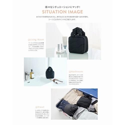 BRILMY 中身が見えて時短がかなう ズボラに優しいコスメポーチ BOOK M-size BLACK ver. Book |  | 06