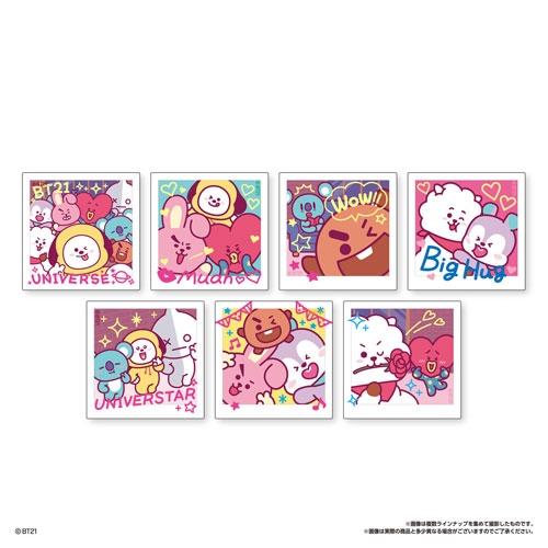 BT21 ダイカットステッカー付きスナック(全22種ランダム) 食品