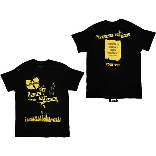 Wu-Tang Clan Wu-Tang Clan Tour '23 NY State Of Mind Black (Back Print & Ex-Tour) Tシャツ Mサイズ Apparel | 