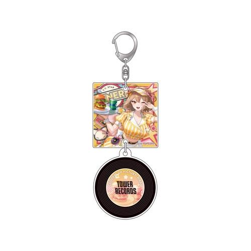勝利の女神:NIKKE × TOWER RECORDS レコード風キーホルダー アニス