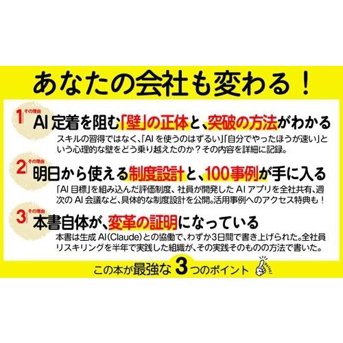 ソースネクスト息吹プロジェクト AIネイティブカンパニー 「AIを入れた、でも使われない」という常識を書き換えた半年 Book |  | 04